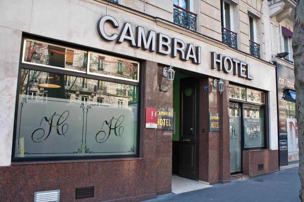 Hotel Cambrai Paris Exterior foto